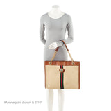Gucci Canvas Web Rajah Large Tote