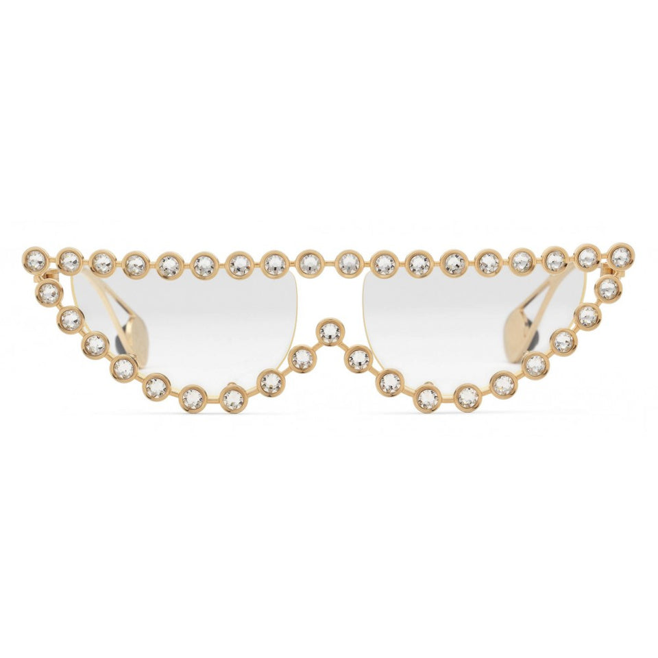 Gucci Cat Eye Sunglasses With Crystals