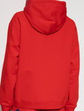 Gucci TIGER APPLIQUE LOGO COTTON HOODED SWEATSHIRT