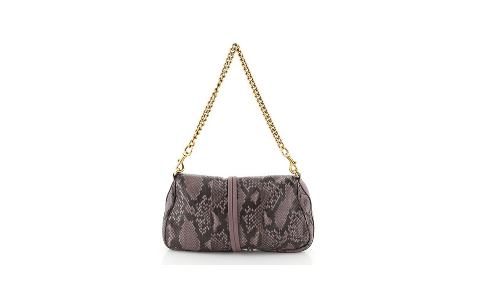 Gucci CROISETTE PYTHON BAG