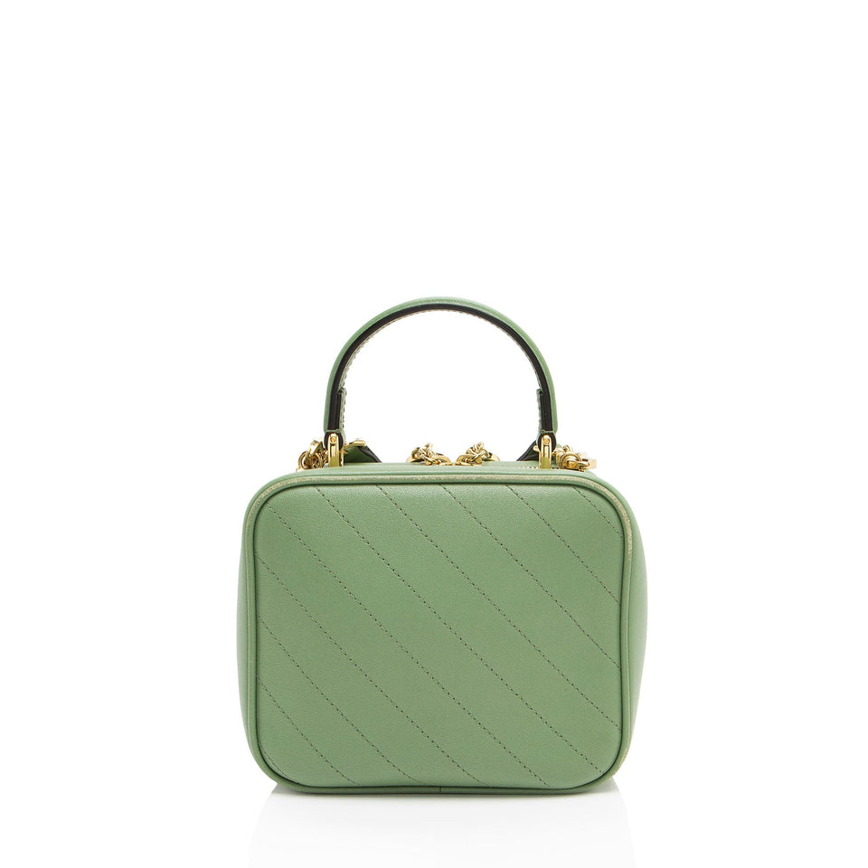 Gucci Diagonal Stitched Calfskin Blondie Top Handle