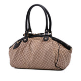 Gucci Diamante Canvas Sukey Satchel