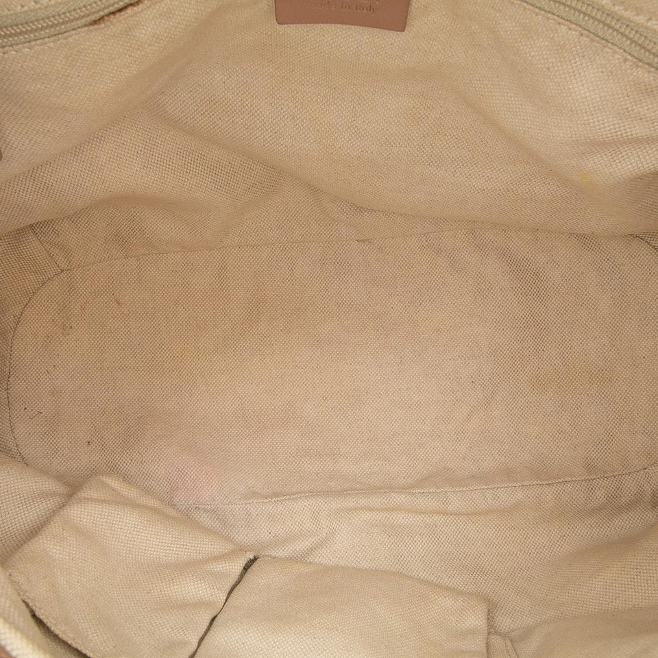Gucci Diamante Canvas Sukey Satchel