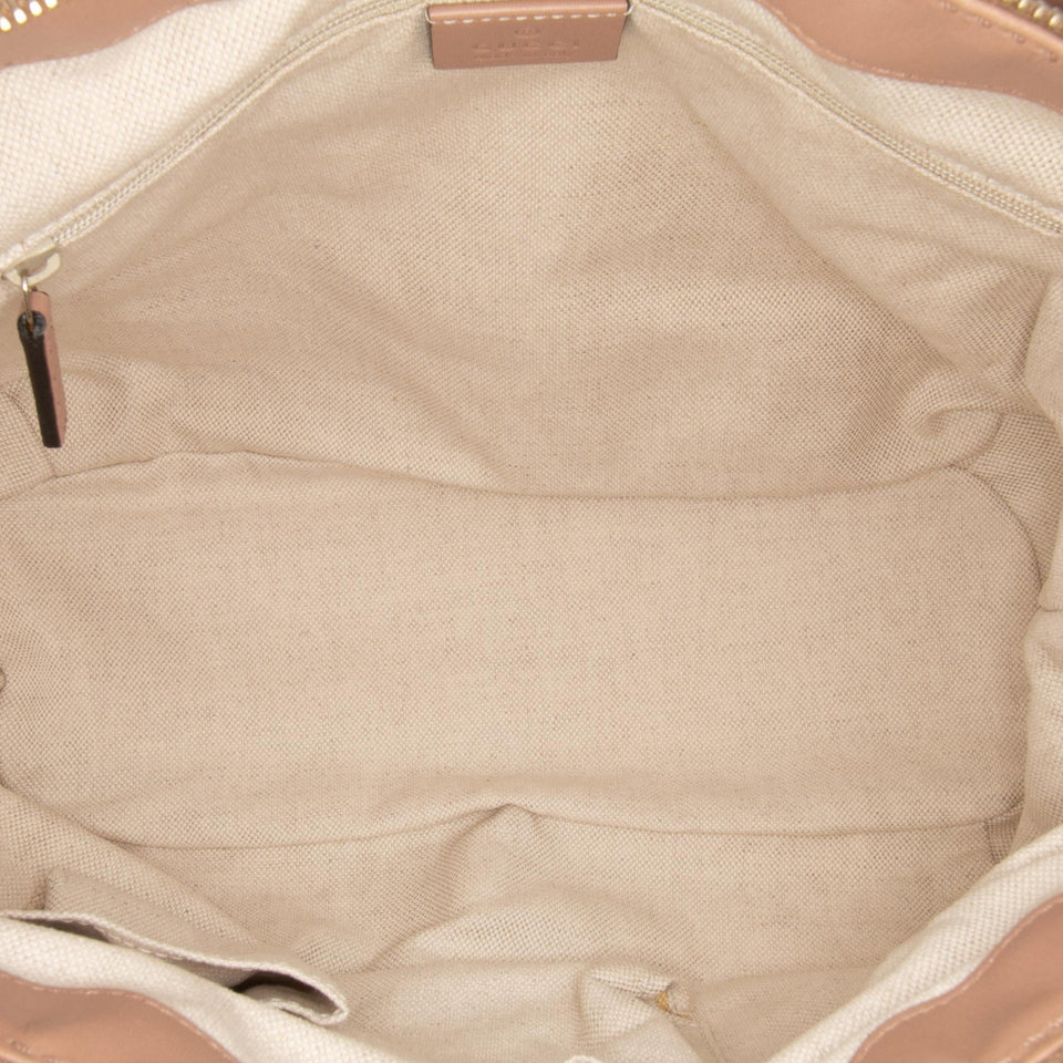 Gucci Diamante Canvas Sukey Satchel