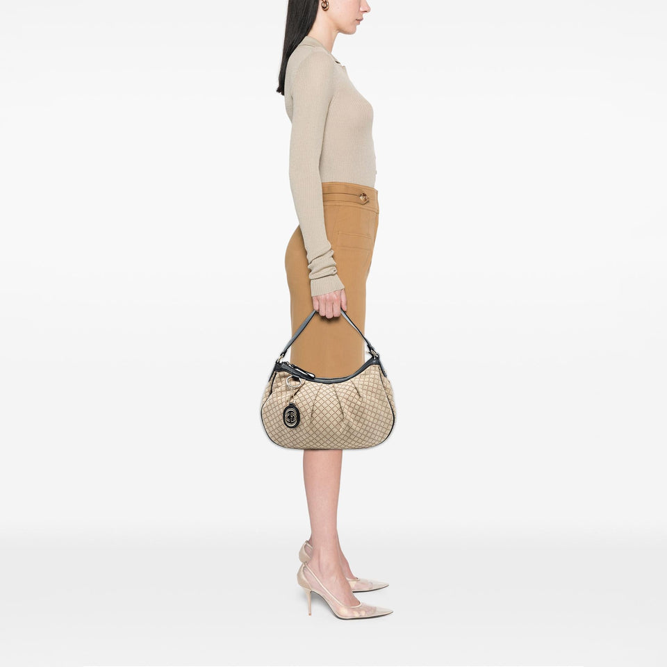 Gucci Diamante Canvas Sukey Shoulder Bag