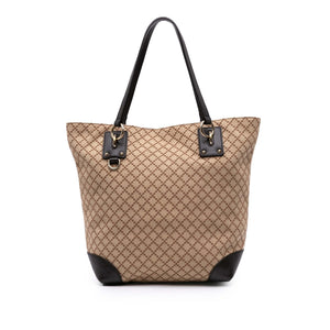 Gucci Diamante Canvas Vertical Charm Tote