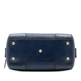 Gucci Diamante Leather Boston Bag