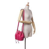 Gucci Diamante Leather Bright Bucket Bag
