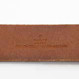 Gucci Distressed Leather GG Marmont Belt - Size 34 / 85