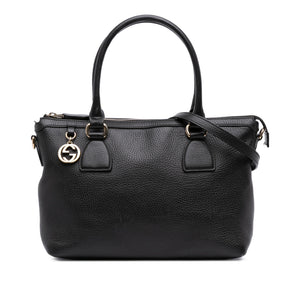 Gucci Dollar Calfskin GG Charm Satchel