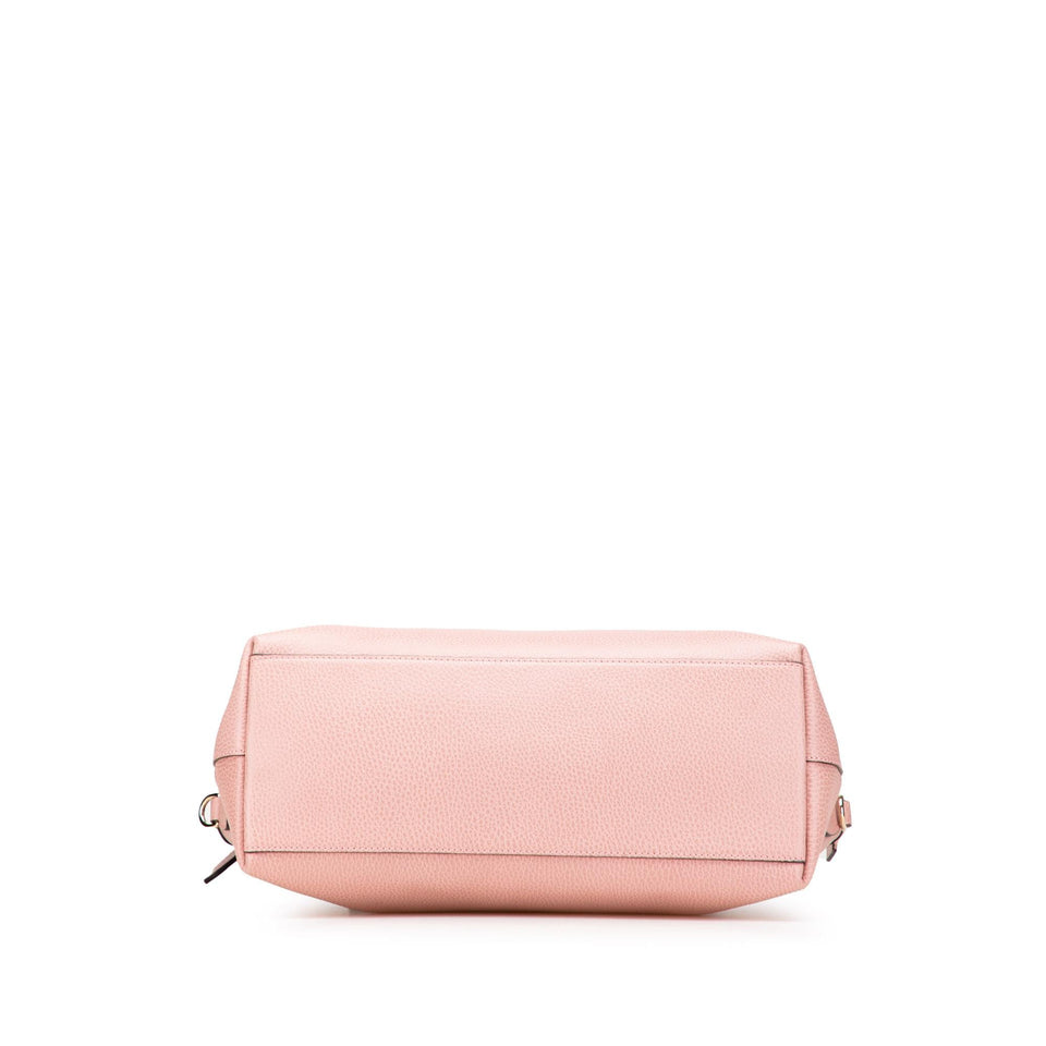 Gucci Dollar Calfskin GG Charm Satchel