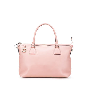 Gucci Dollar Calfskin GG Charm Satchel
