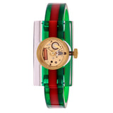 Gucci FASHION SHOW PLEXIGLASS QUARTZ WATCH