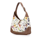 Gucci Flora Canvas Jackie O Bouvier Crossbody
