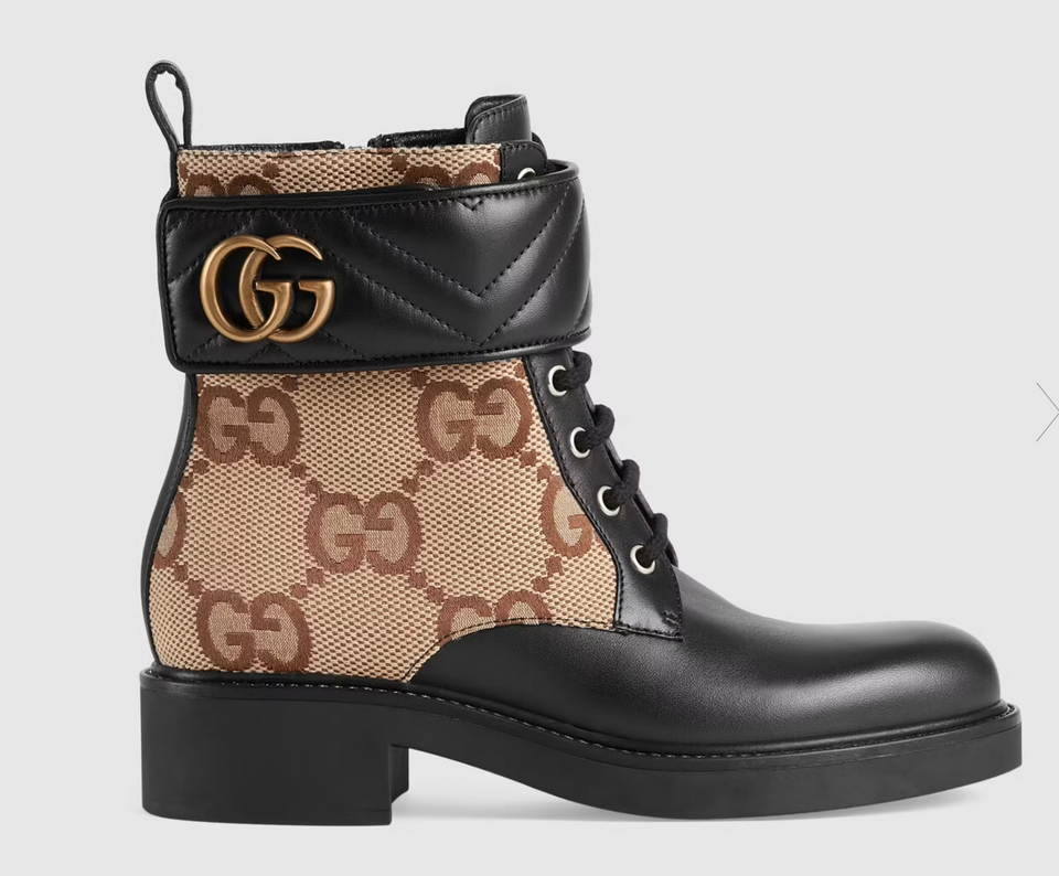 Gucci GG ARIA COMBAT BOOTS