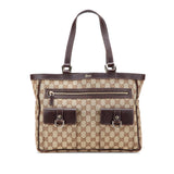 Gucci GG Canvas Abbey D Ring Pocket Tote