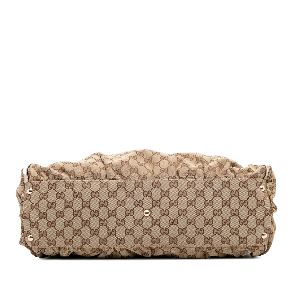 Gucci GG Canvas Abbey D Ring Shoulder Bag