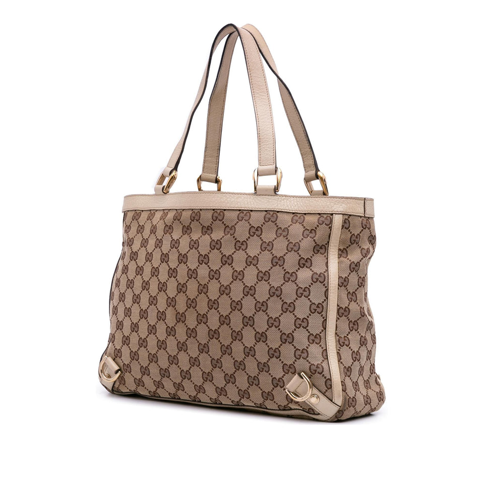Gucci GG Canvas Abbey D Ring Tote