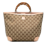 Gucci GG Canvas Bamboo Childrens Tote