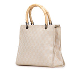 Gucci GG Canvas Bamboo Satchel