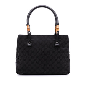 Gucci GG Canvas Bamboo Tote