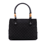 Gucci GG Canvas Bamboo Tote