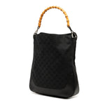Gucci GG Canvas Bamboo Web Satchel