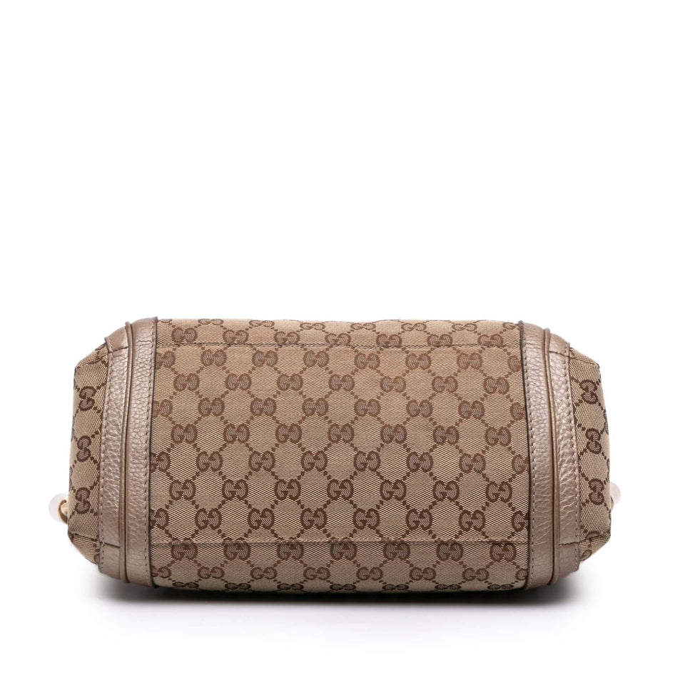 Gucci GG Canvas Bella Flap Satchel