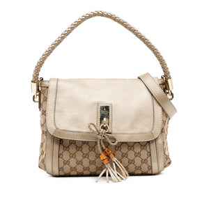 Gucci GG Canvas Bella Flap Satchel