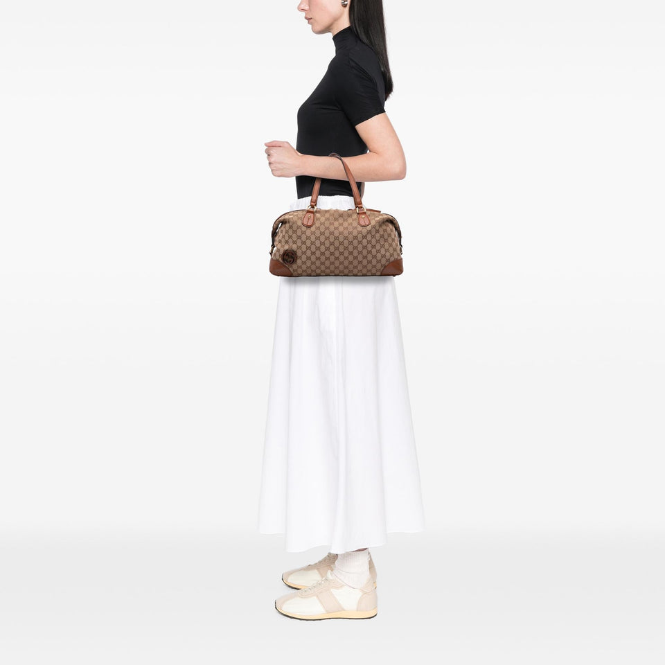 Gucci GG Canvas Brick Lane Satchel