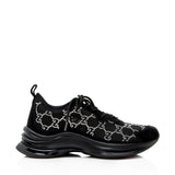 Gucci GG Canvas Crystal Run Sneakers - Size 7.5 / 37.5