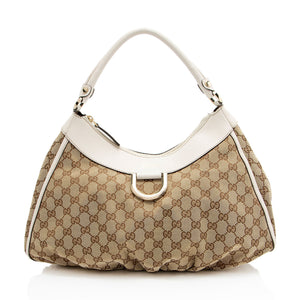 Gucci GG Canvas D Ring Large Hobo