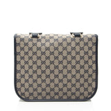 Gucci GG Canvas Buckle Flap Messenger