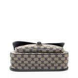 Gucci GG Canvas Buckle Flap Messenger