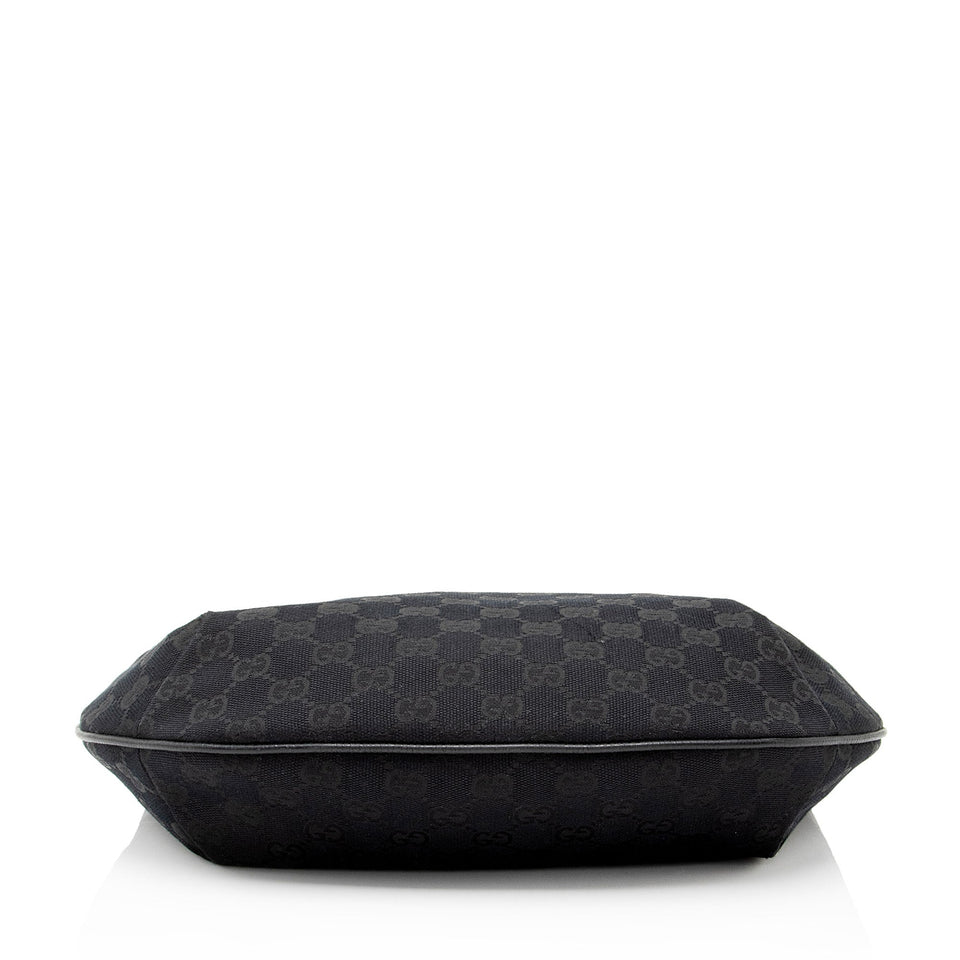 Gucci GG Canvas Half Moon Medium Messenger