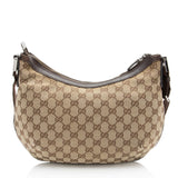Gucci GG Canvas Half Moon Medium Messenger