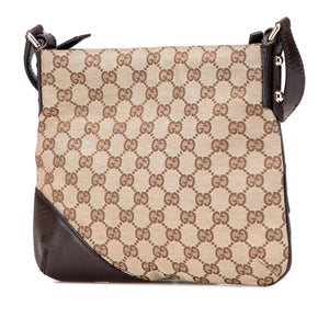 Gucci GG Canvas Hasler Web Crossbody