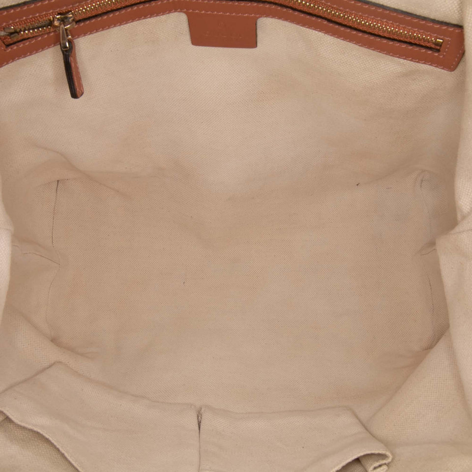 Gucci GG Canvas Heart Bit Satchel