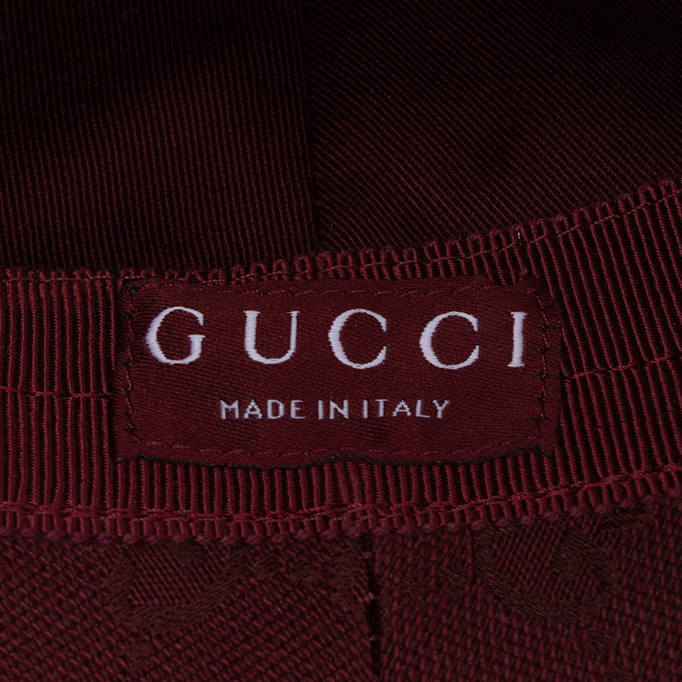 Gucci GG Canvas GG Marmont Leather Bucket Hat - Size L