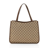 Gucci GG Canvas Leather Horsebit 1955 Tote