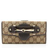 Gucci GG Canvas Pelham Continental Wallet