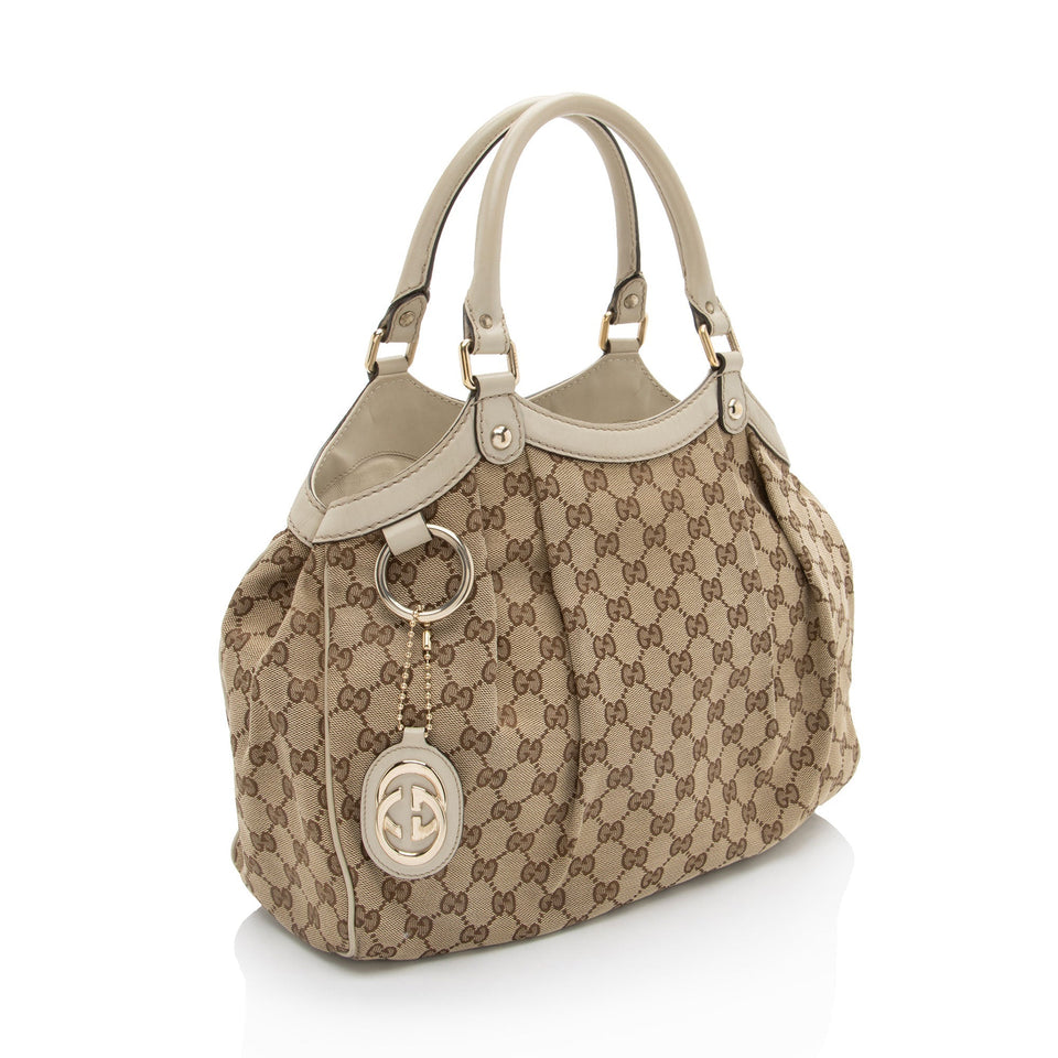Gucci GG Canvas Sukey Medium Tote