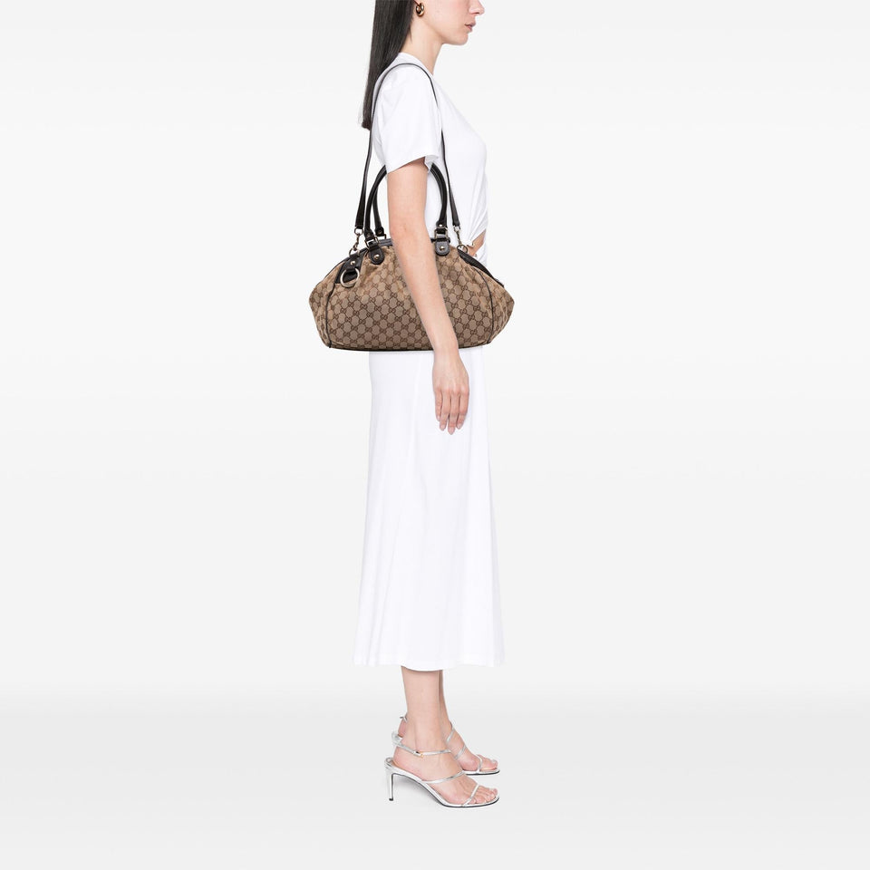 Gucci GG Canvas Sukey Satchel