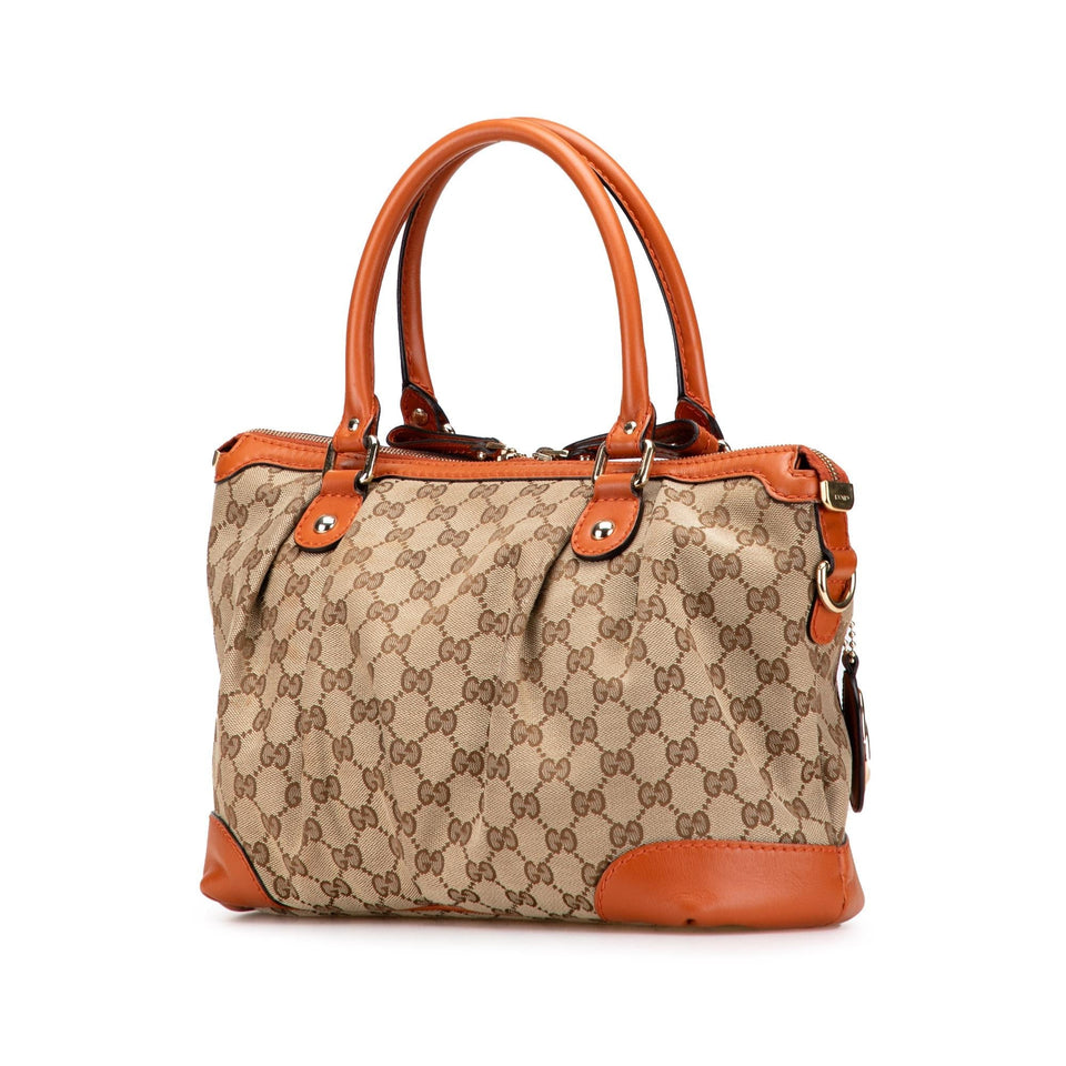 Gucci GG Canvas Sukey Satchel