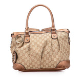 Gucci GG Canvas Sukey Satchel