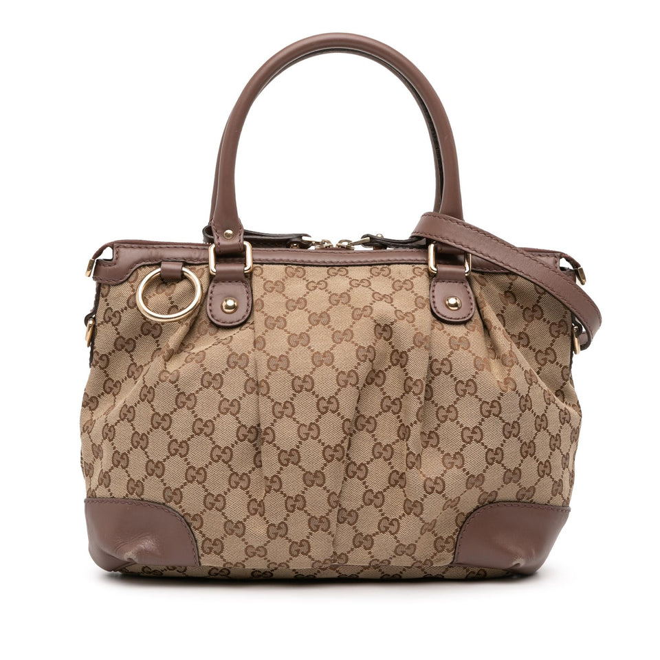 Gucci GG Canvas Sukey Satchel