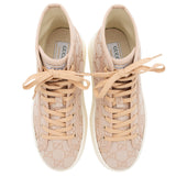 Gucci GG Canvas Tennis 1977 Platform High Top Sneakers - Size 10 / 40