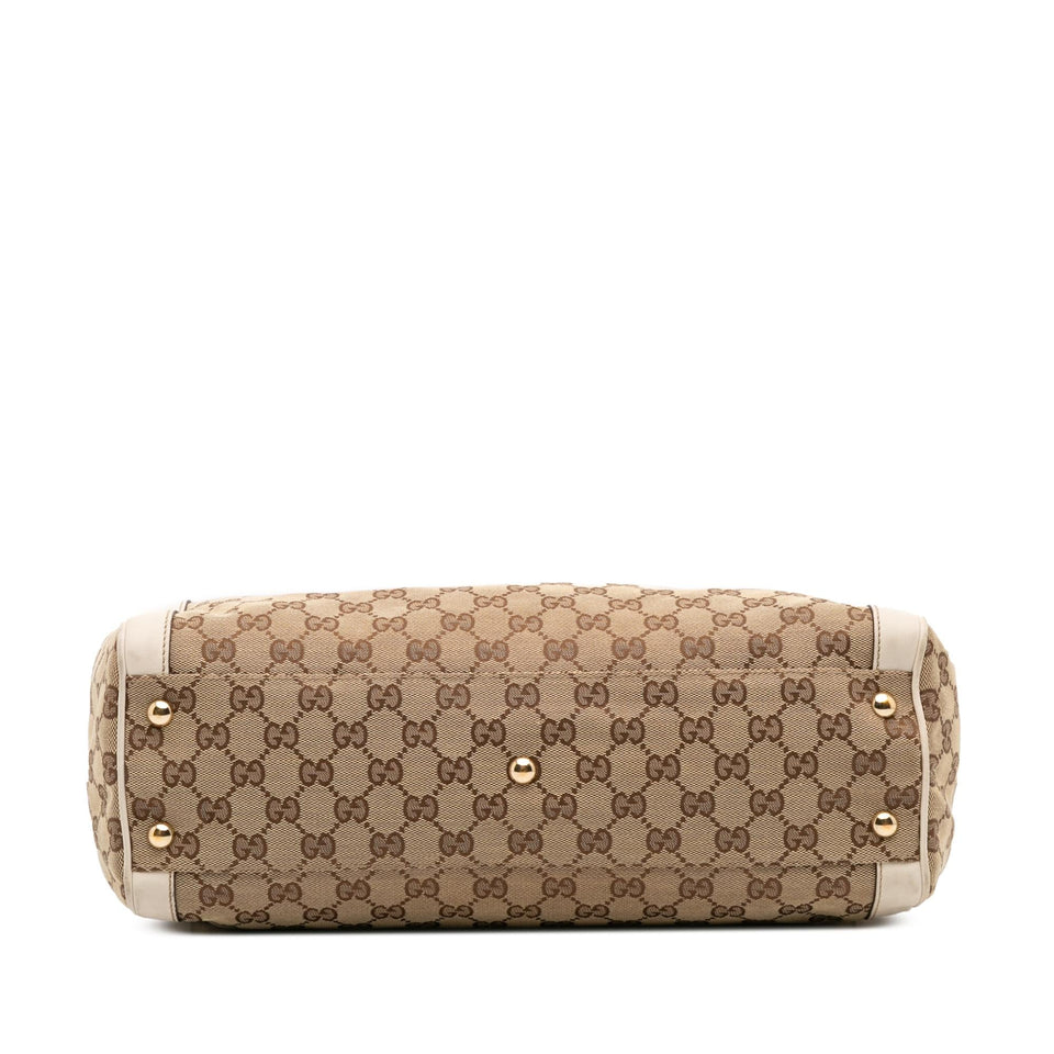 Gucci GG Canvas Trophy Tote