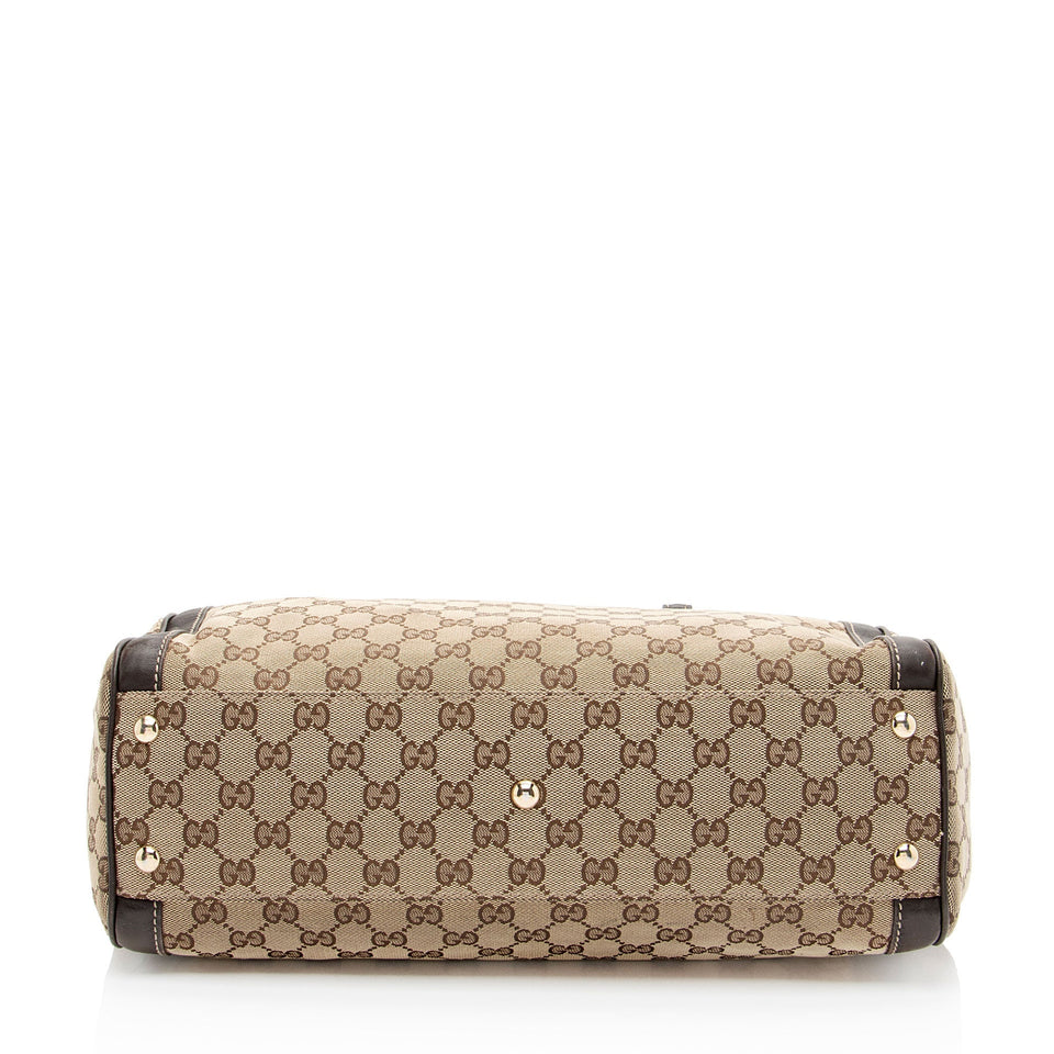 Gucci GG Canvas Trophy Tote