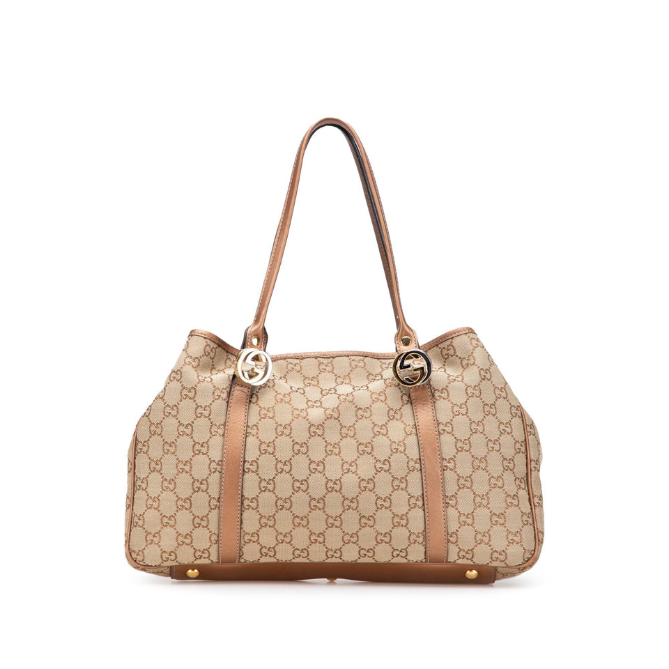 Gucci GG Canvas Twins Tote